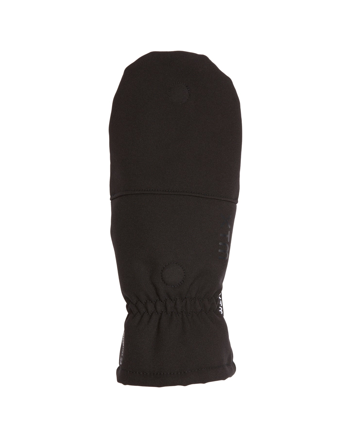 Tease Hooded-Fingerless Convertible Softshell Adults Glove Black