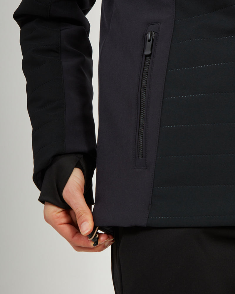 Vallée Womens Snow Jacket Black