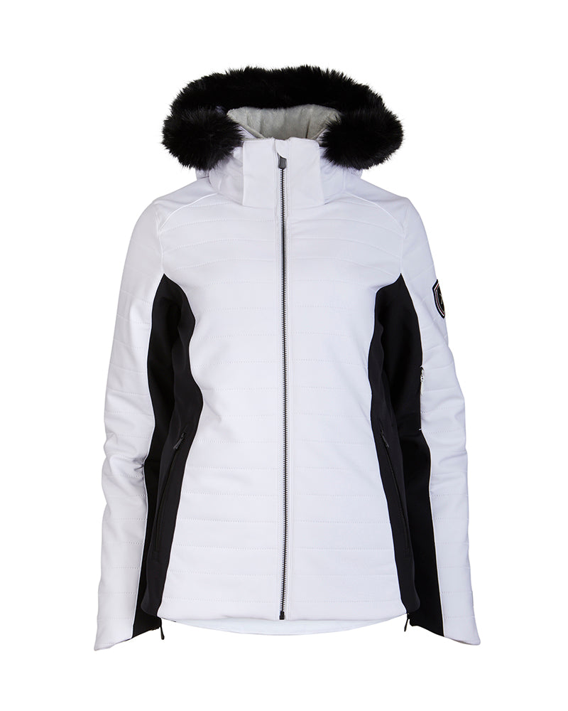 Vallée Womens Snow Jacket White