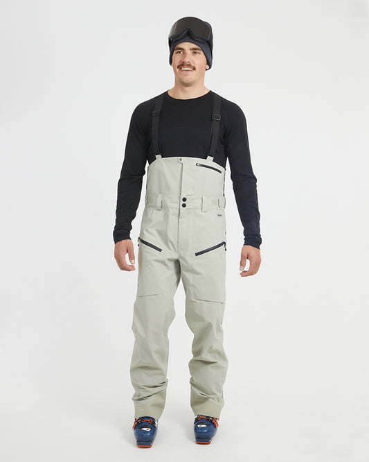 Precipice Mens Snow Pant Stone Grey