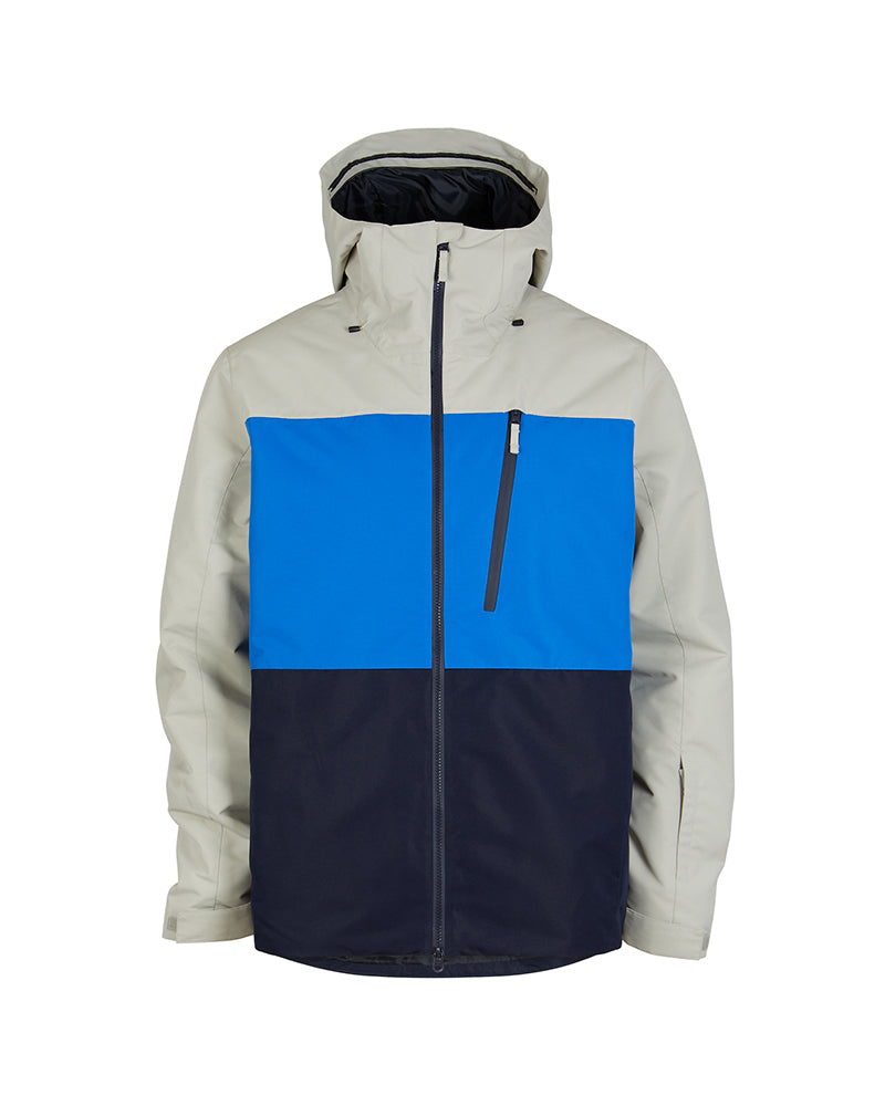 Traverse III Mens Snow Jacket Stone Grey