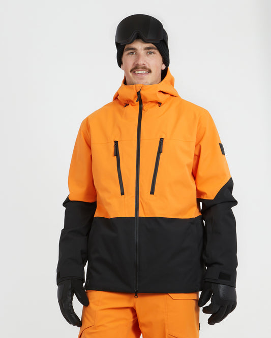 Exposure Mens Snow Jacket Vivid Orange