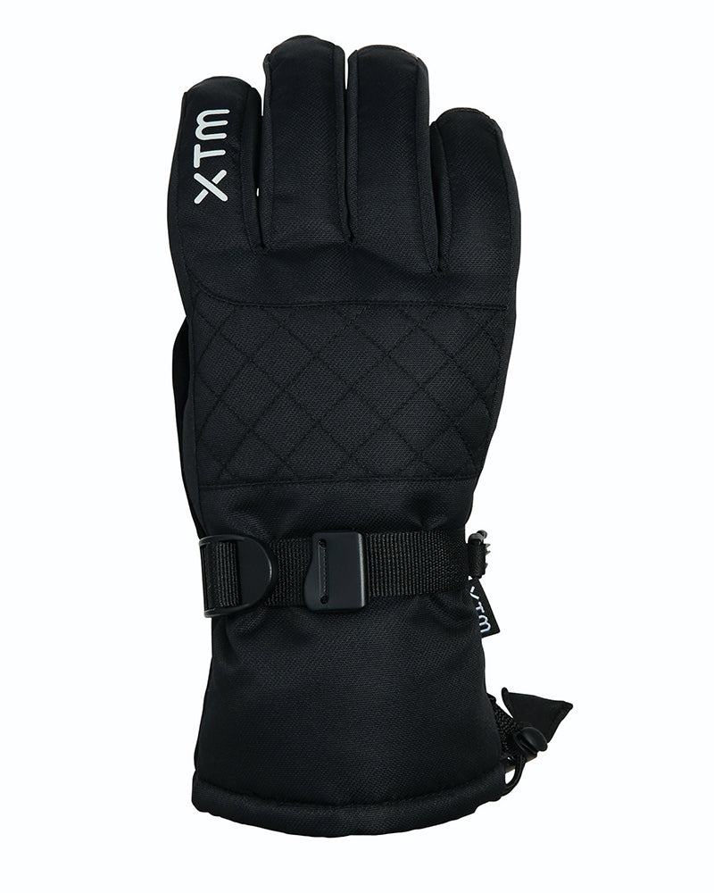 Quilt Womens Snow Glove Black