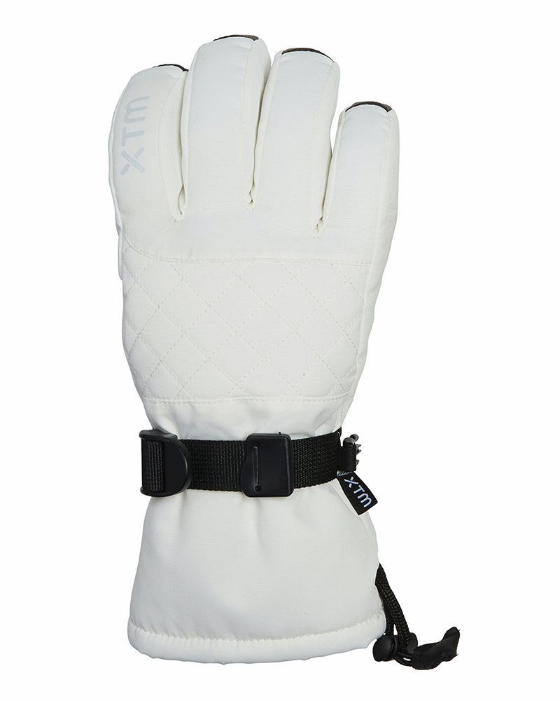 Quilt Womens Snow Glove White