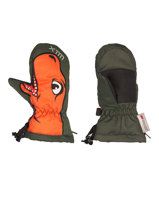 Totally Kids Snow Wild Mitt Moss Dino