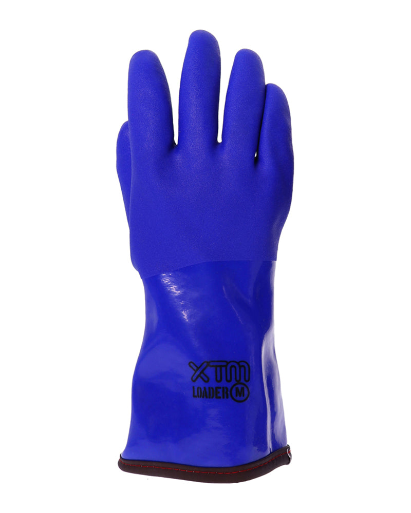 Loader PVC Waterproof Worker Glove Blue