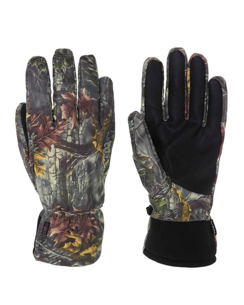 Tease II Unisex Soft Shell Glove Tree Camo