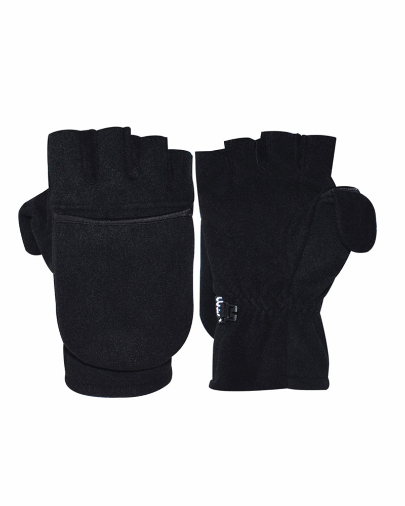 Scope Hooded Microfleece Glove Black