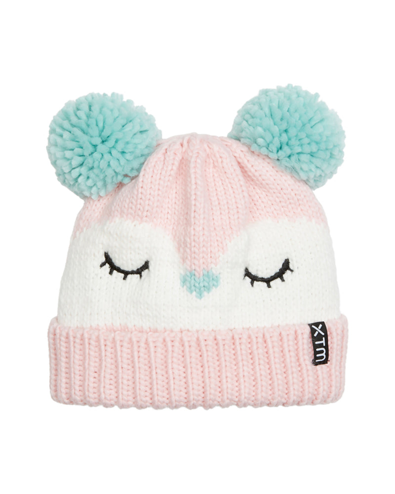 Jumble Kids Animal Knitted Beanie Crystal Fox