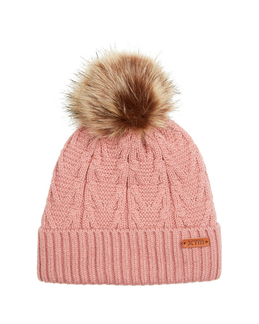 Isla Kids Knit Beanie Dusty Rose