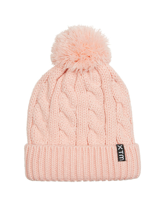 Daydream Kids Knit Pom Pom Beanie Crystal Pink