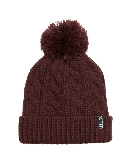 Daydream Kids Knit Pom Pom Beanie Plum