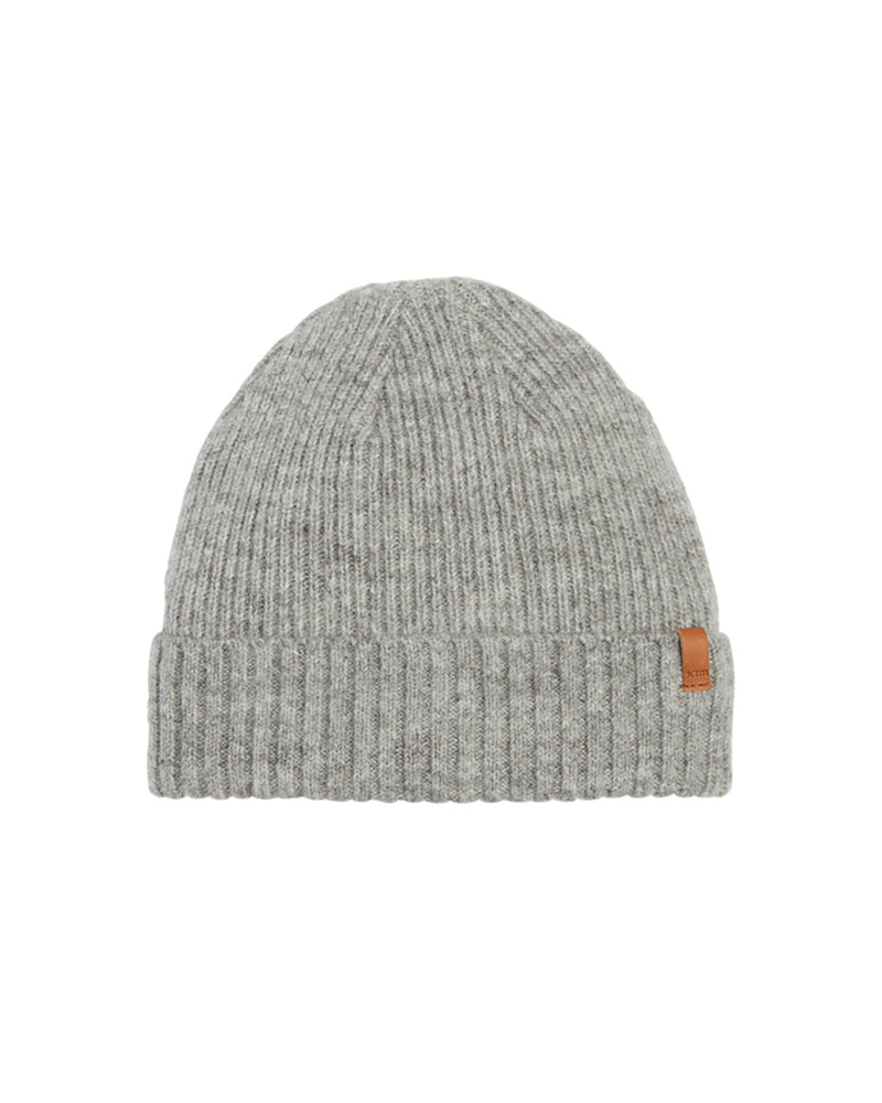 Cloud Nine Wool-Blend Recycled-Poly Women's Beanie Mid Grey Marle