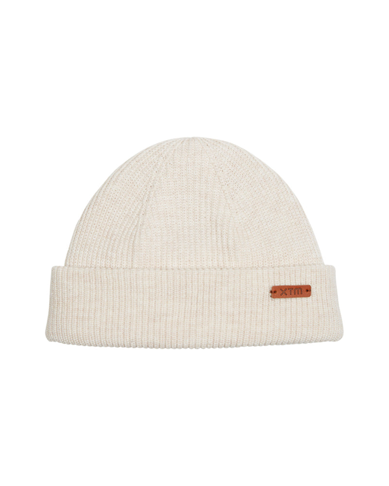 Peachy Wool-Blend Women's Beanie Cream