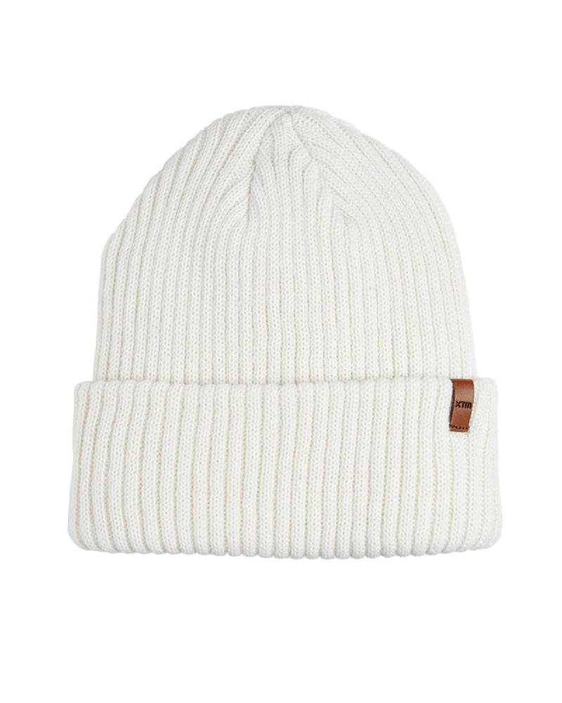 Ace Knitted Brim Hat Beanie Vapour Grey