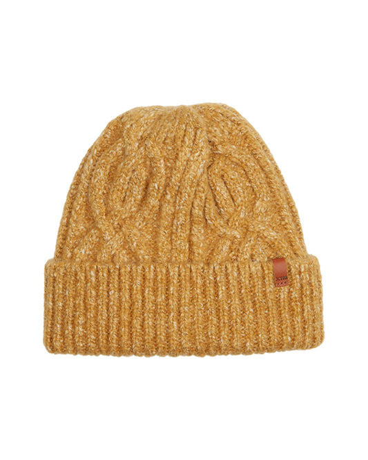 Ollie Mens Wool-Blend Beanie Mustard