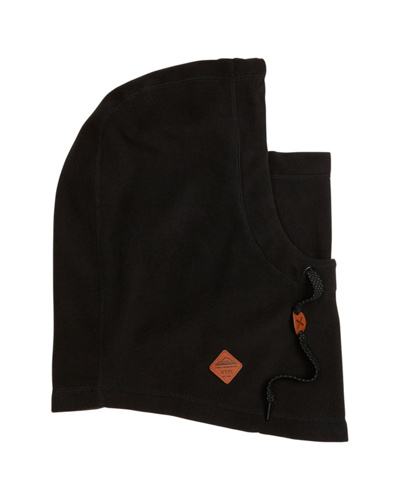 Wanderer II DWR Fleece Hood Balaclava Black