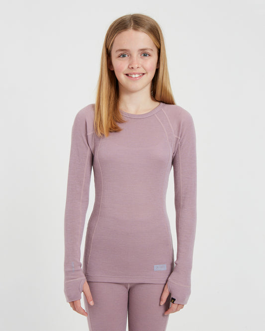 Kids' Merino 230 Wool Thermal Top Fog