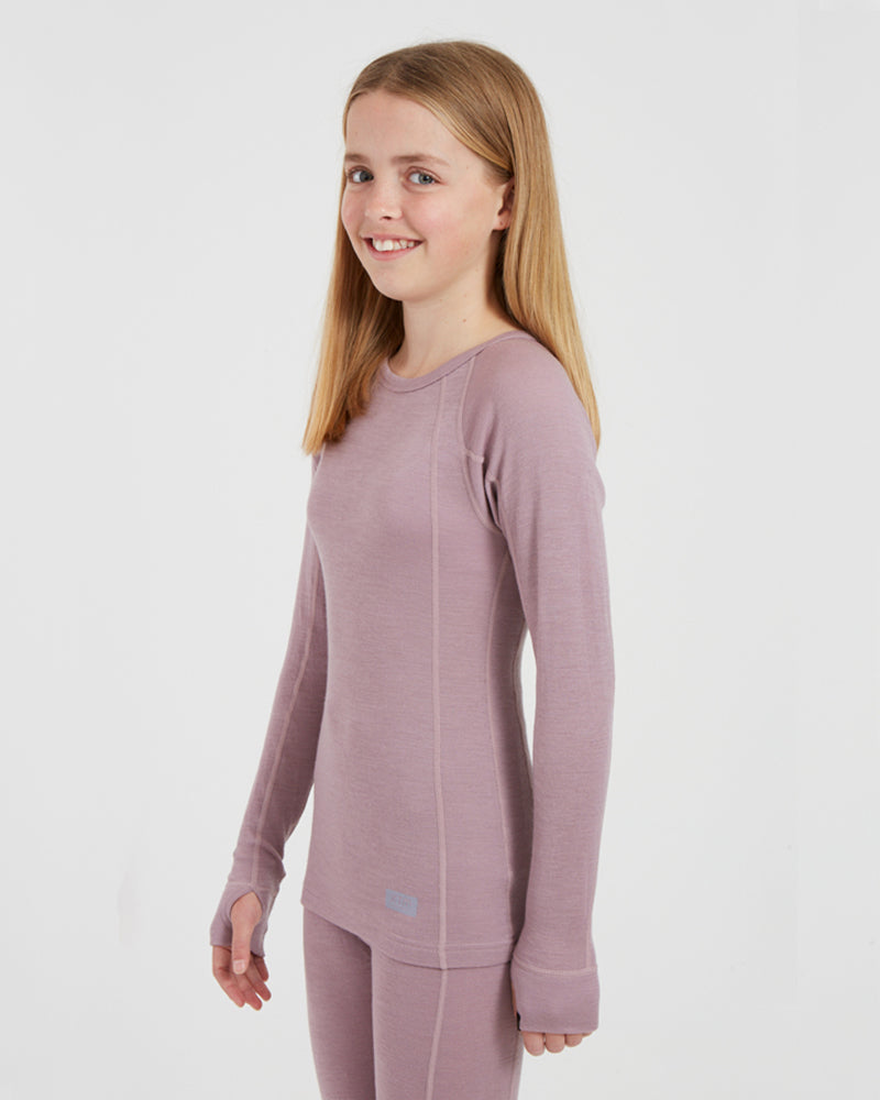 Kids' Merino 230 Wool Thermal Top Fog