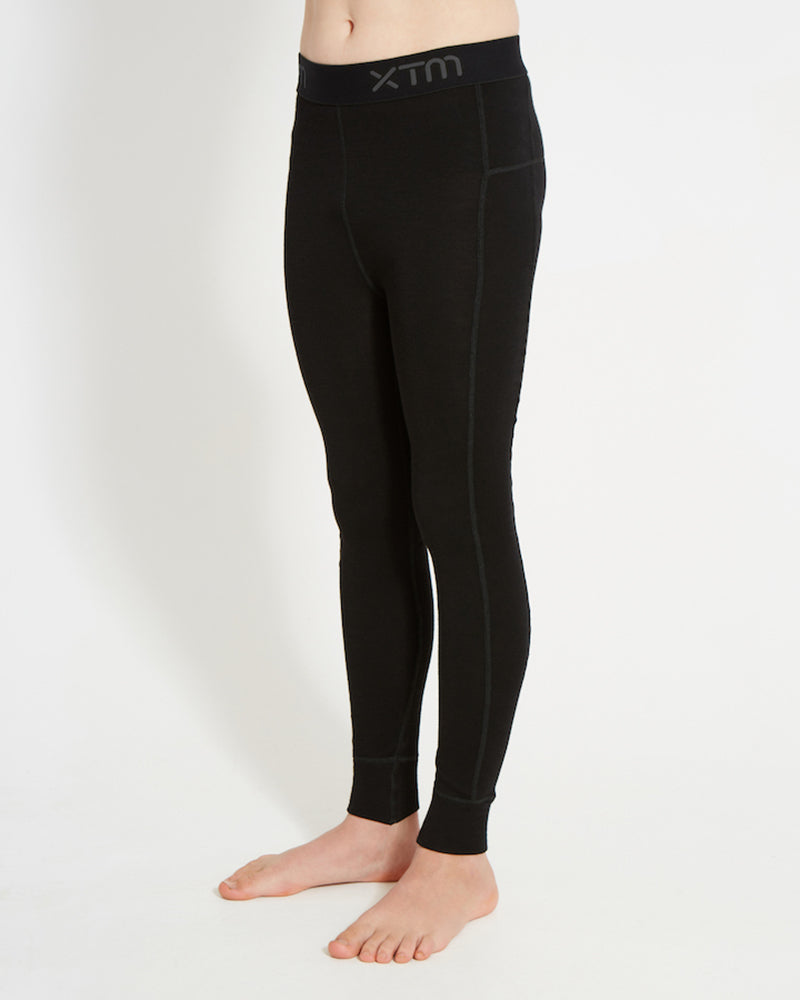 Kids' Merino 230 Wool Thermal Pant Black