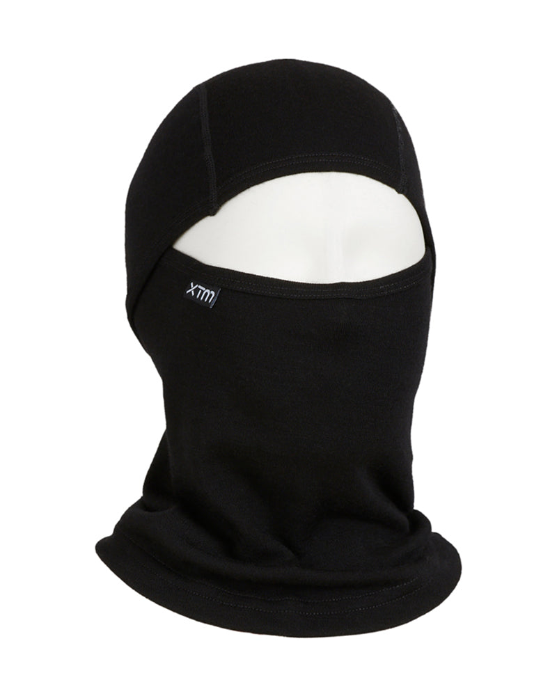 Merino 230 Wool Kids Balaclava Black