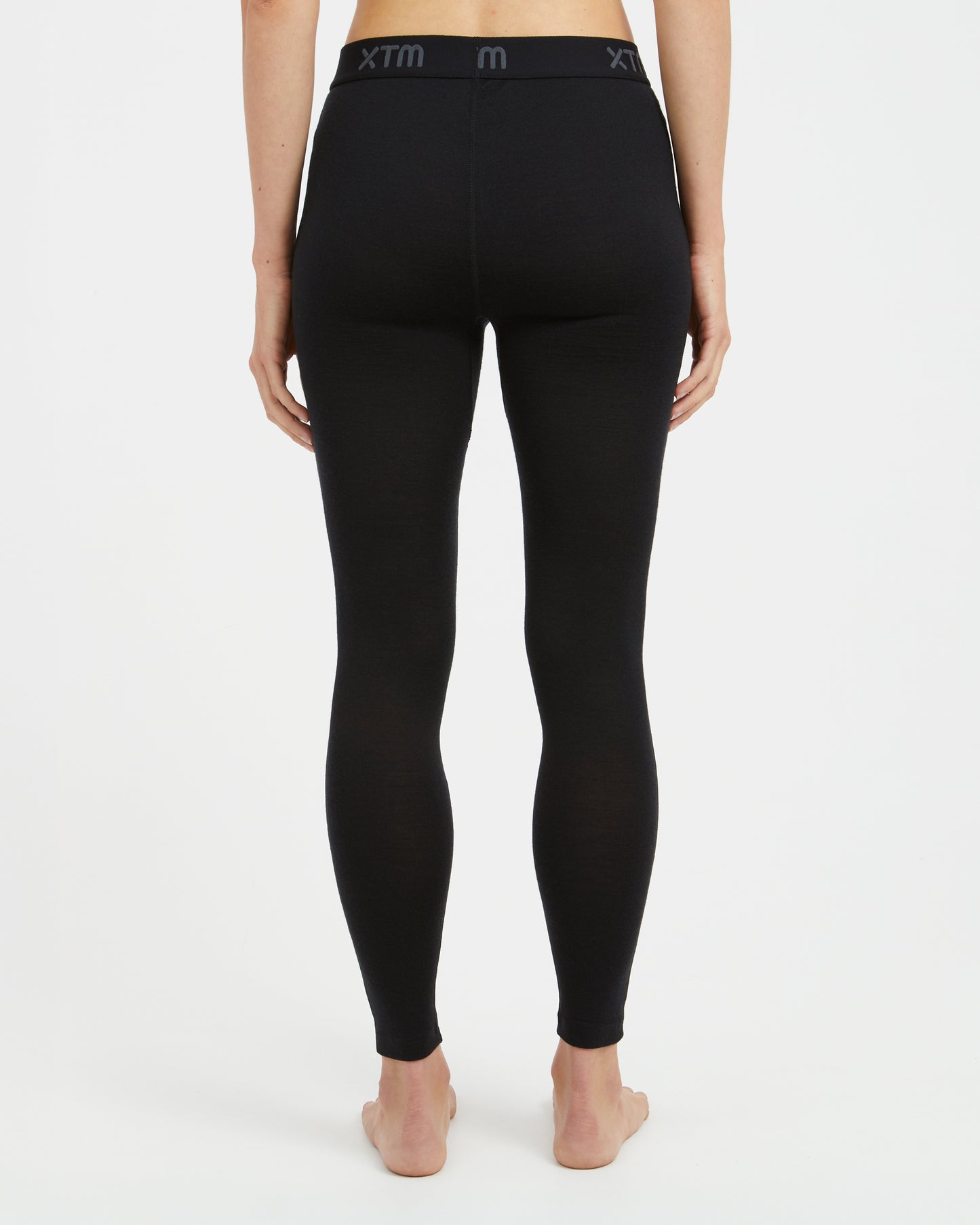 Active200 Merino Wool Women's Thermal Leggings Pants Black