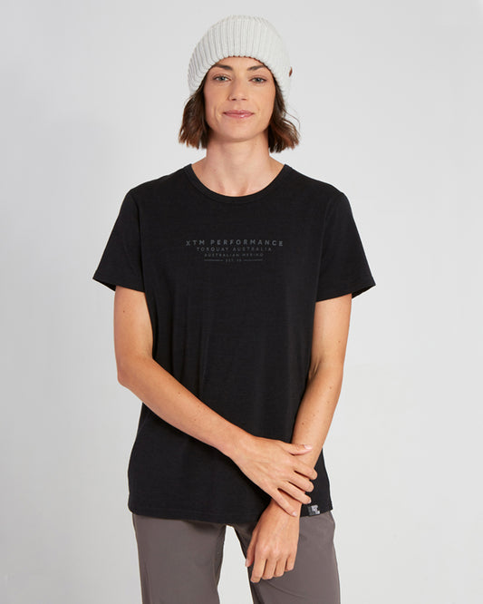 Adventure 170 Merino Womens Thermal T-Shirt Black