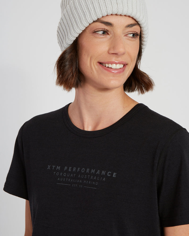 Adventure 170 Merino Womens Thermal T-Shirt Black