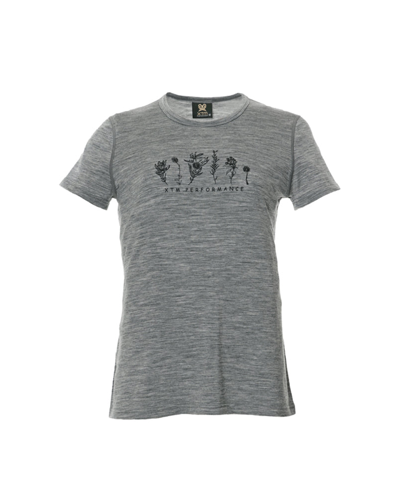 Adventure 170 Merino Womens Thermal T-Shirt Mid Grey Marle