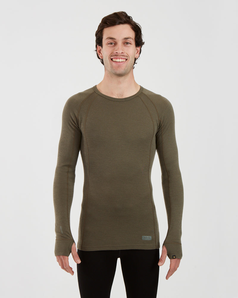 Men's Merino 230 Wool Long Sleeve Thermal Top Kalamata