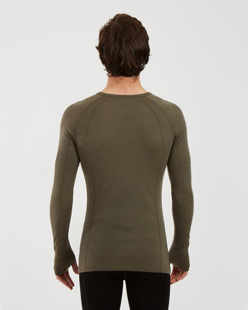 Men's Merino 230 Wool Long Sleeve Thermal Top Kalamata