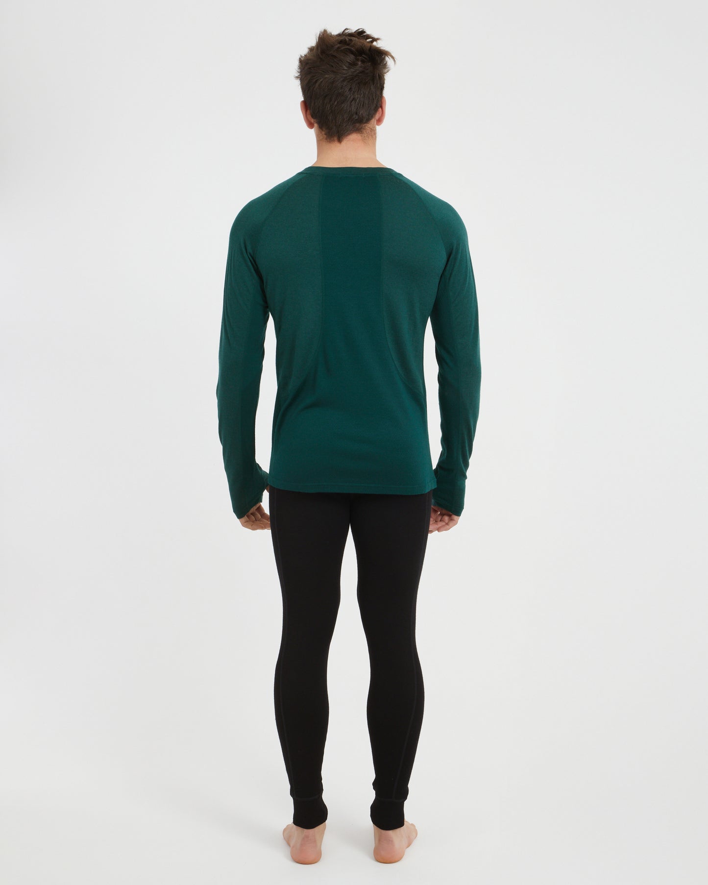 Active200 Merino Wool Mens Thermal Top Pine