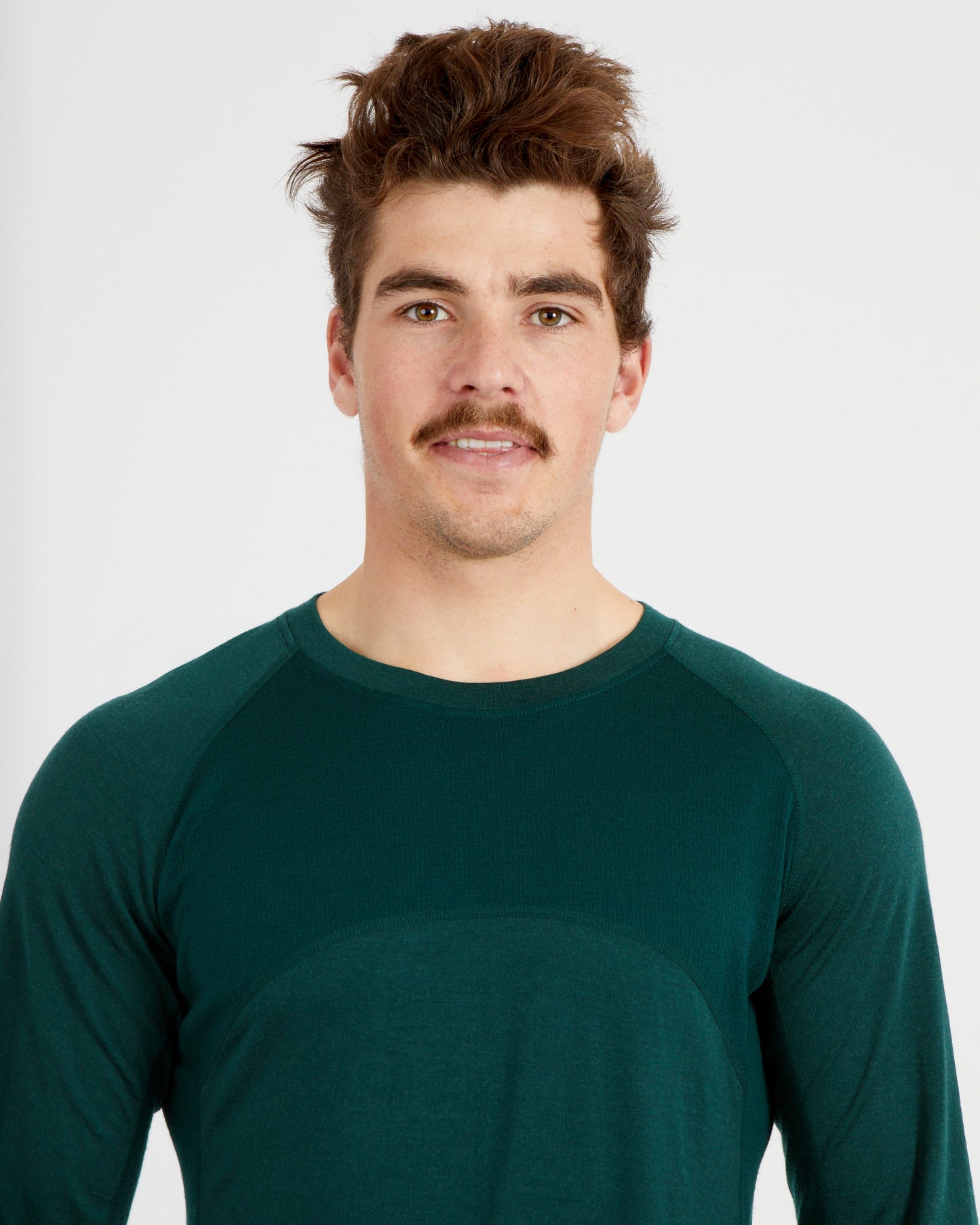 Active200 Merino Wool Mens Thermal Top Pine