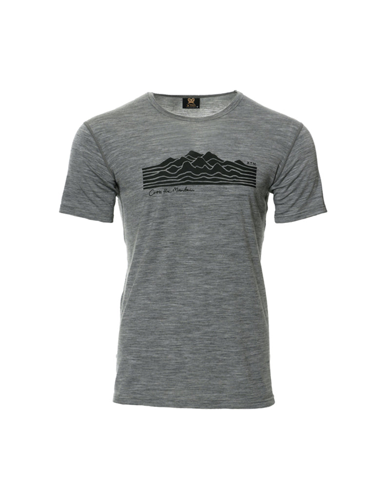 Adventure 170 Merino Men's Thermal T-Shirt Mid Grey Marle