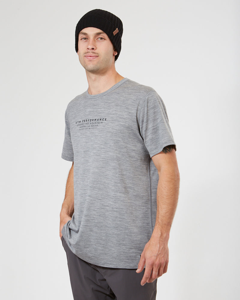 Adventure 170 Merino Men's Thermal T-Shirt Torquay Grey