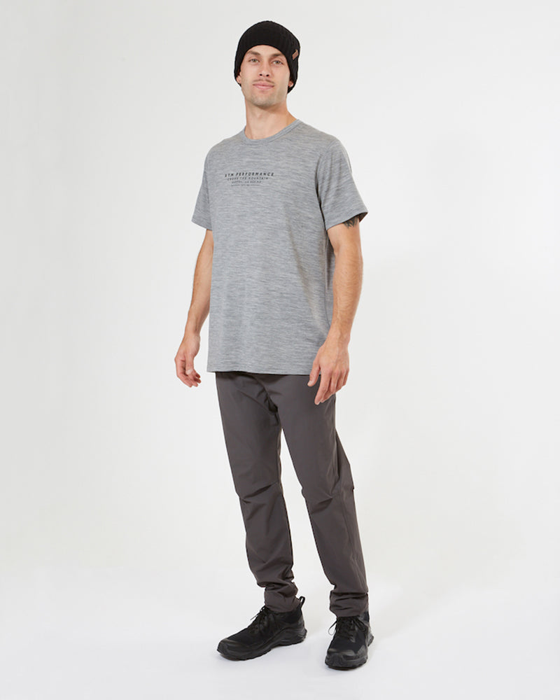 Adventure 170 Merino Men's Thermal T-Shirt Torquay Grey