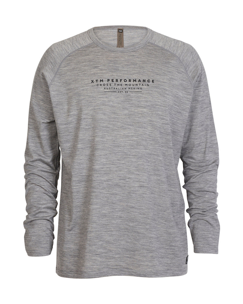 Adventure 170 Merino Men's Long Sleeve Thermal Top Torquay Grey