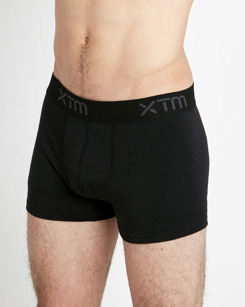 Adventure 170 Merino Wool Men's Boxer Black