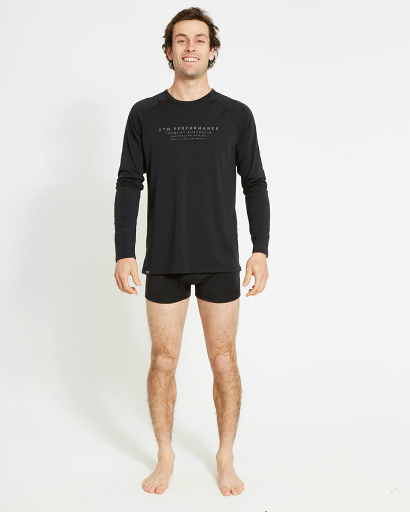 Adventure 170 Merino Wool Men's Boxer Black