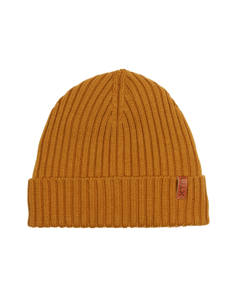 Canyon Merino Wool Blend Beanie Mustard