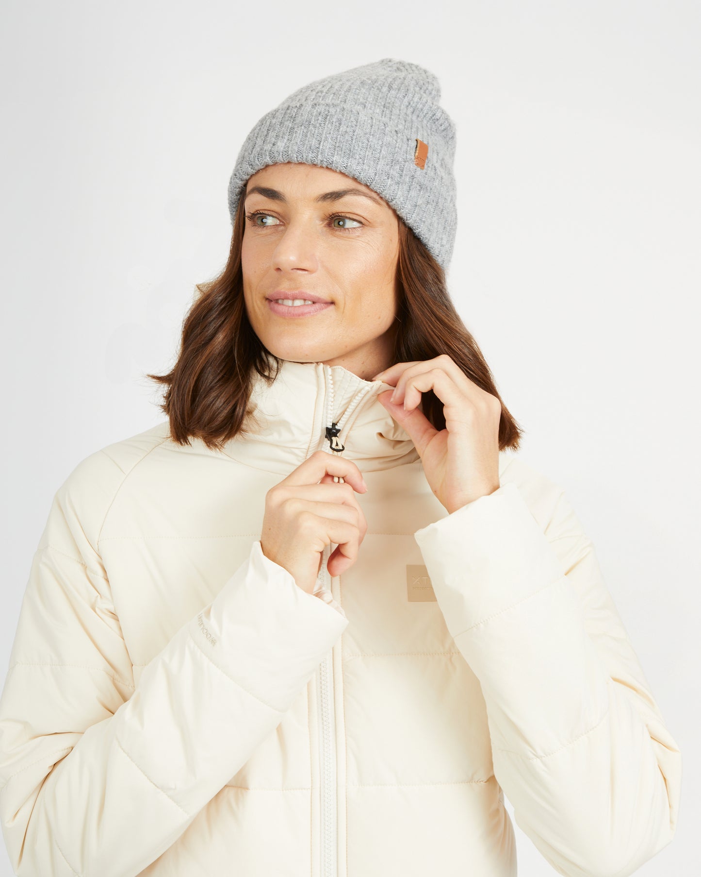 WOOLXLOFT Womens Insulated Puffer Jacket Bone