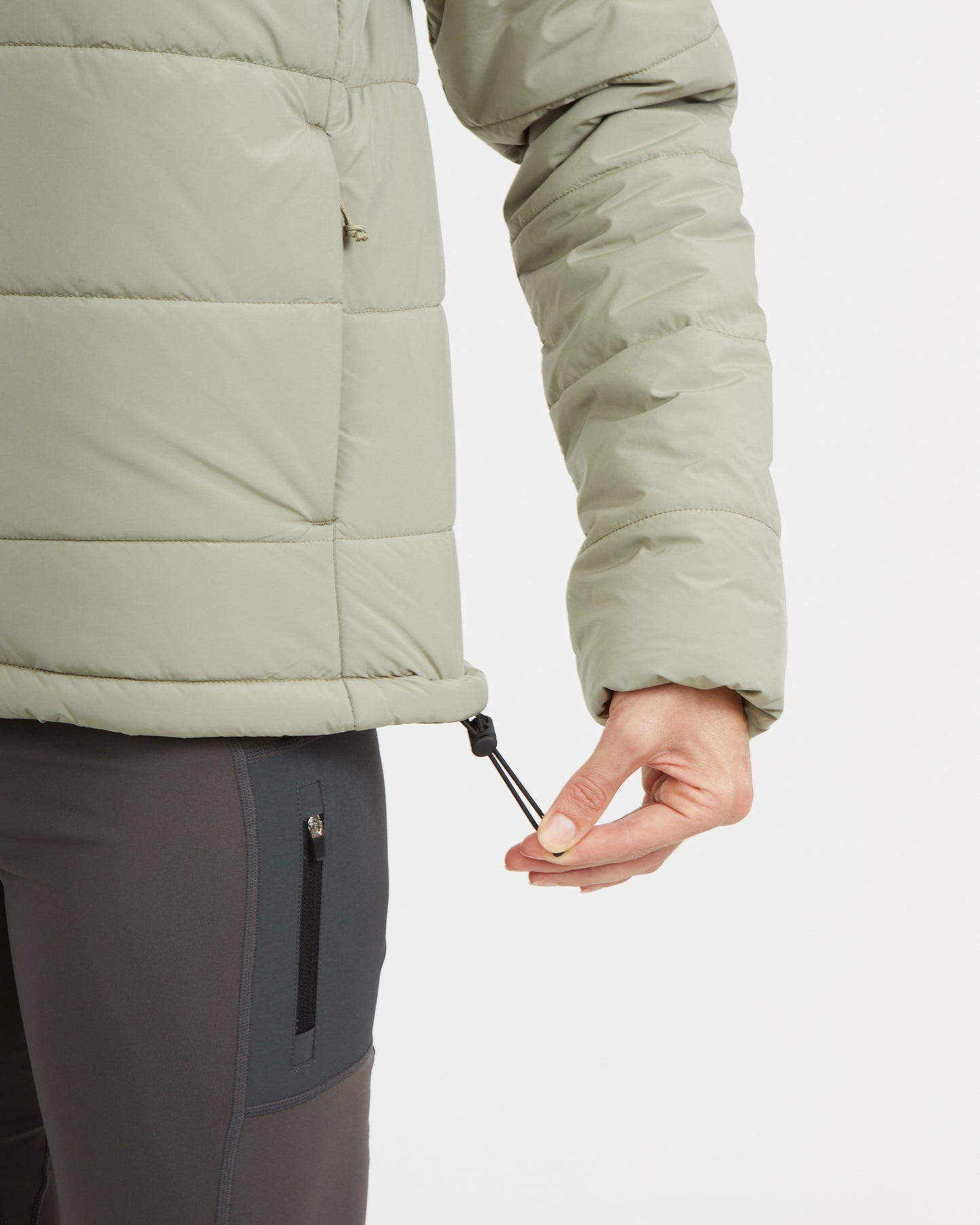 WOOLXLOFT Womens Insulated Puffer Jacket Light Khaki
