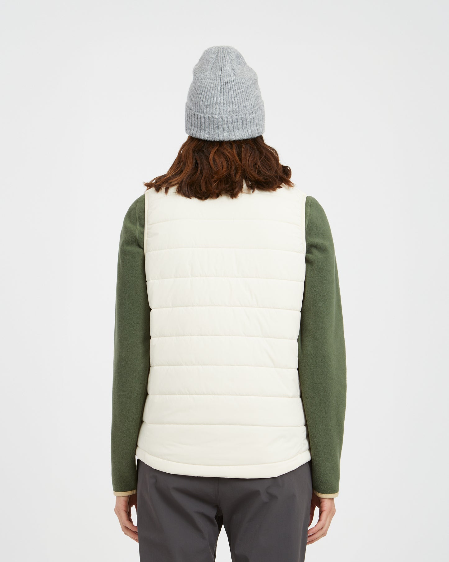 WOOLXLOFT Womens Insulated Puffer Vest Bone