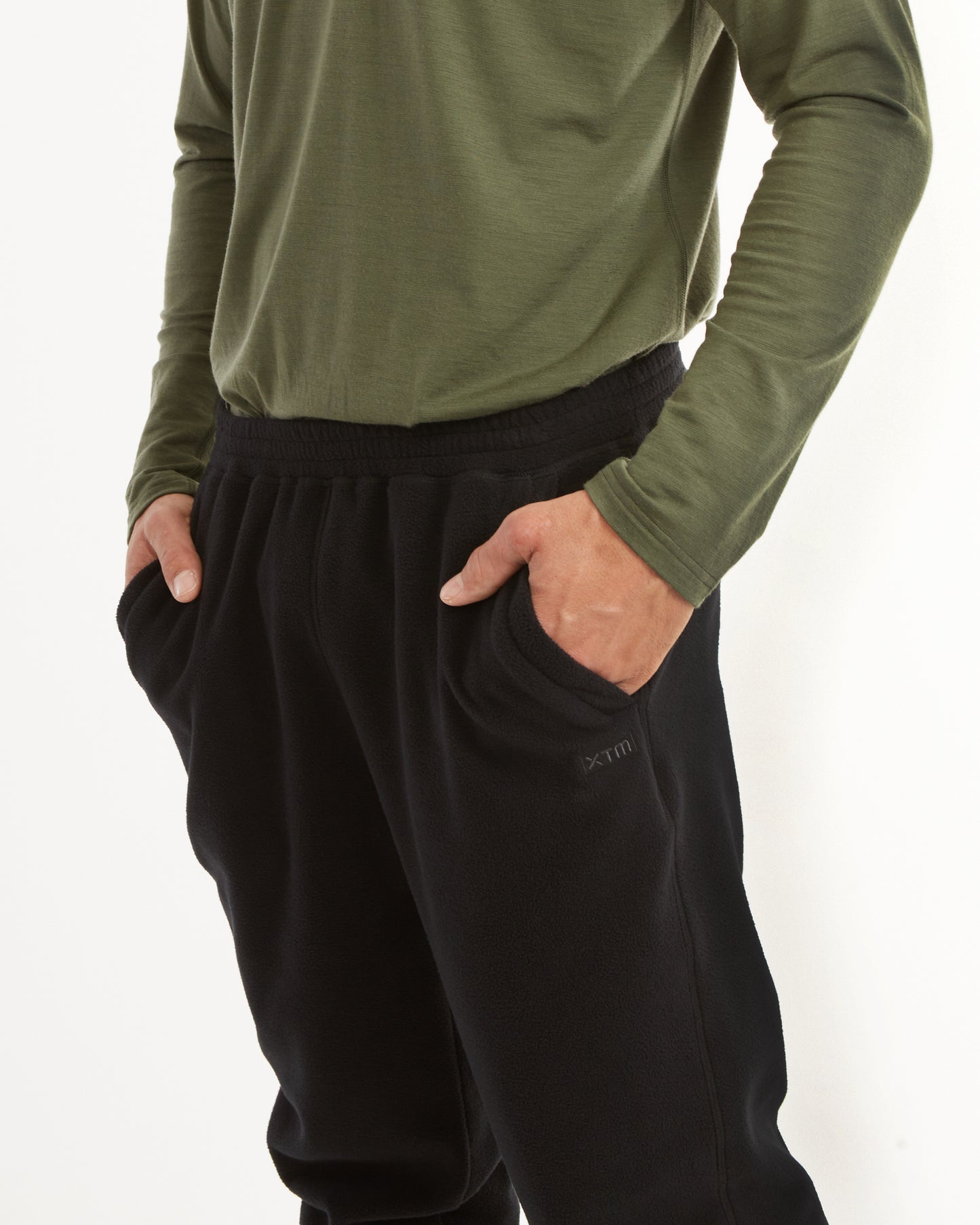 Tallows Mens Seawool® Fleece Pants Black