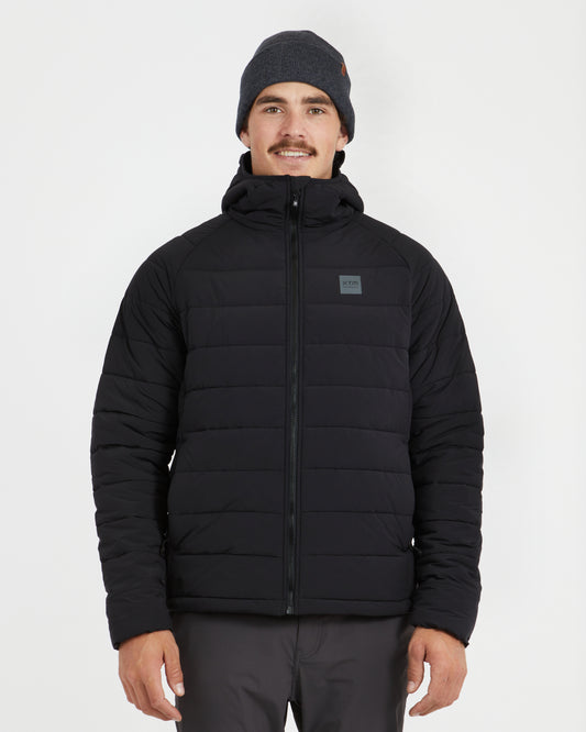 WOOLXLOFT Mens Puffer Jacket Black