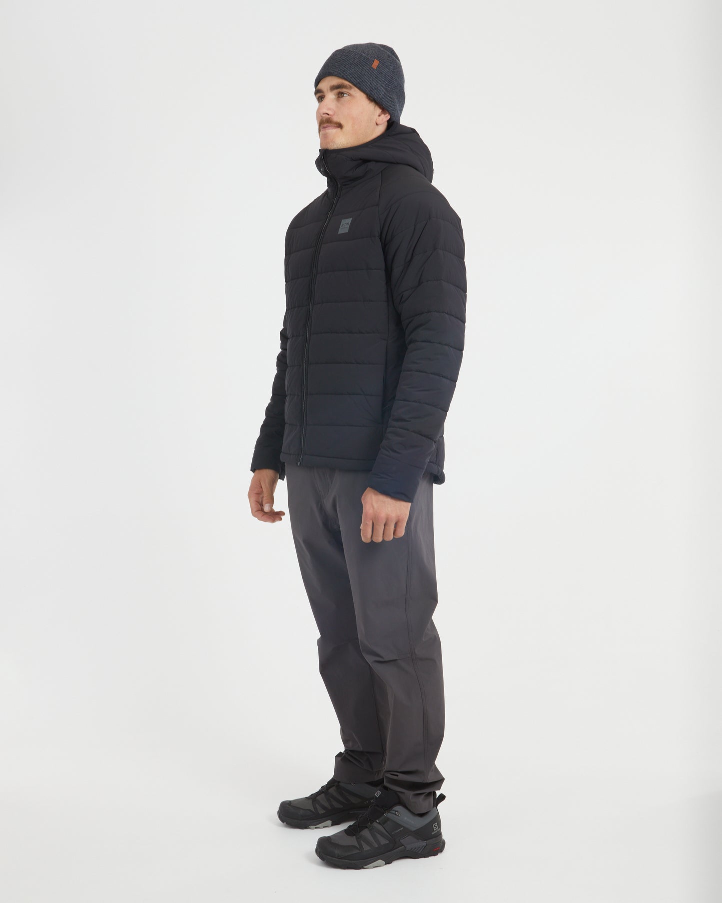 WOOLXLOFT Mens Puffer Jacket Black