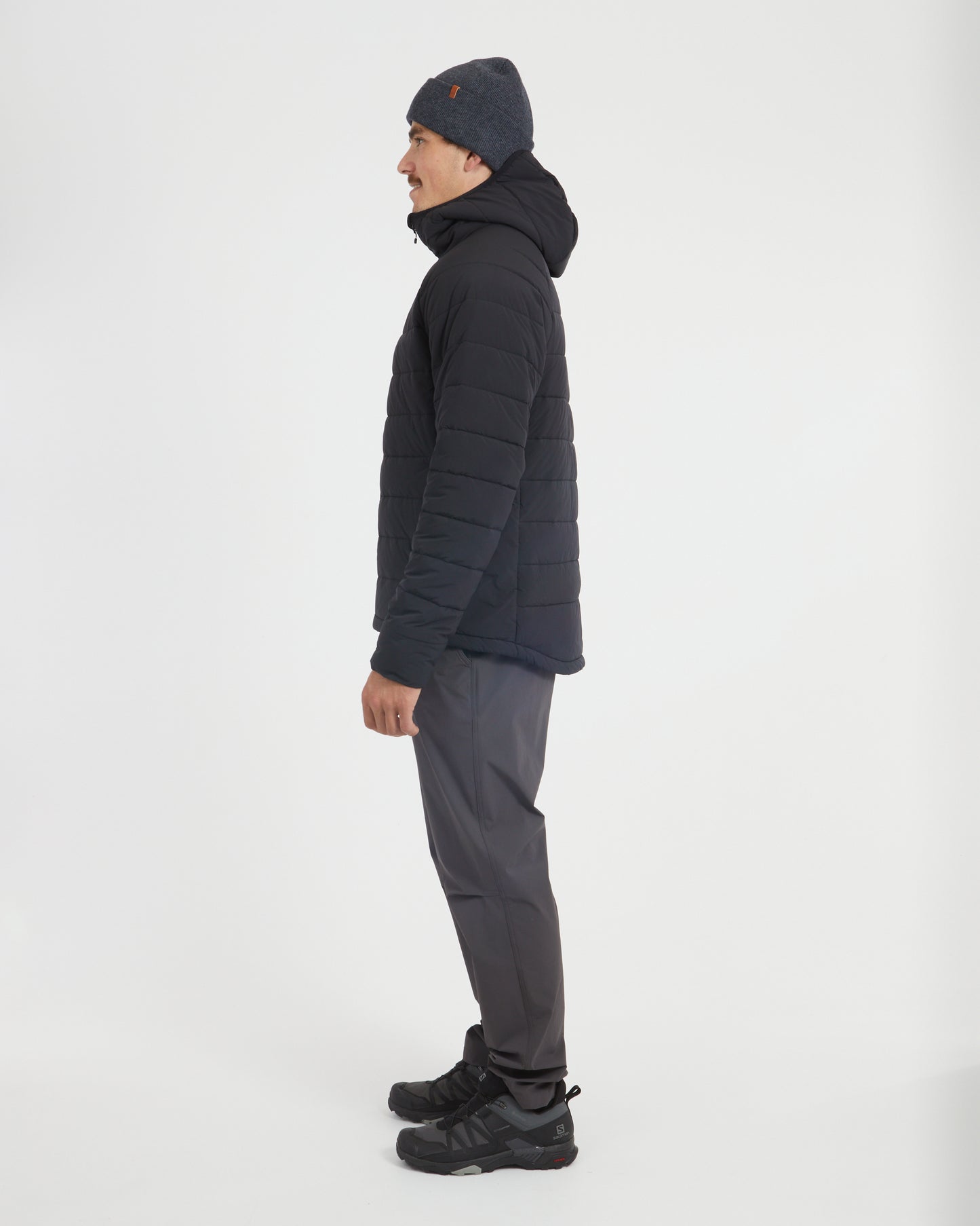WOOLXLOFT Mens Puffer Jacket Black