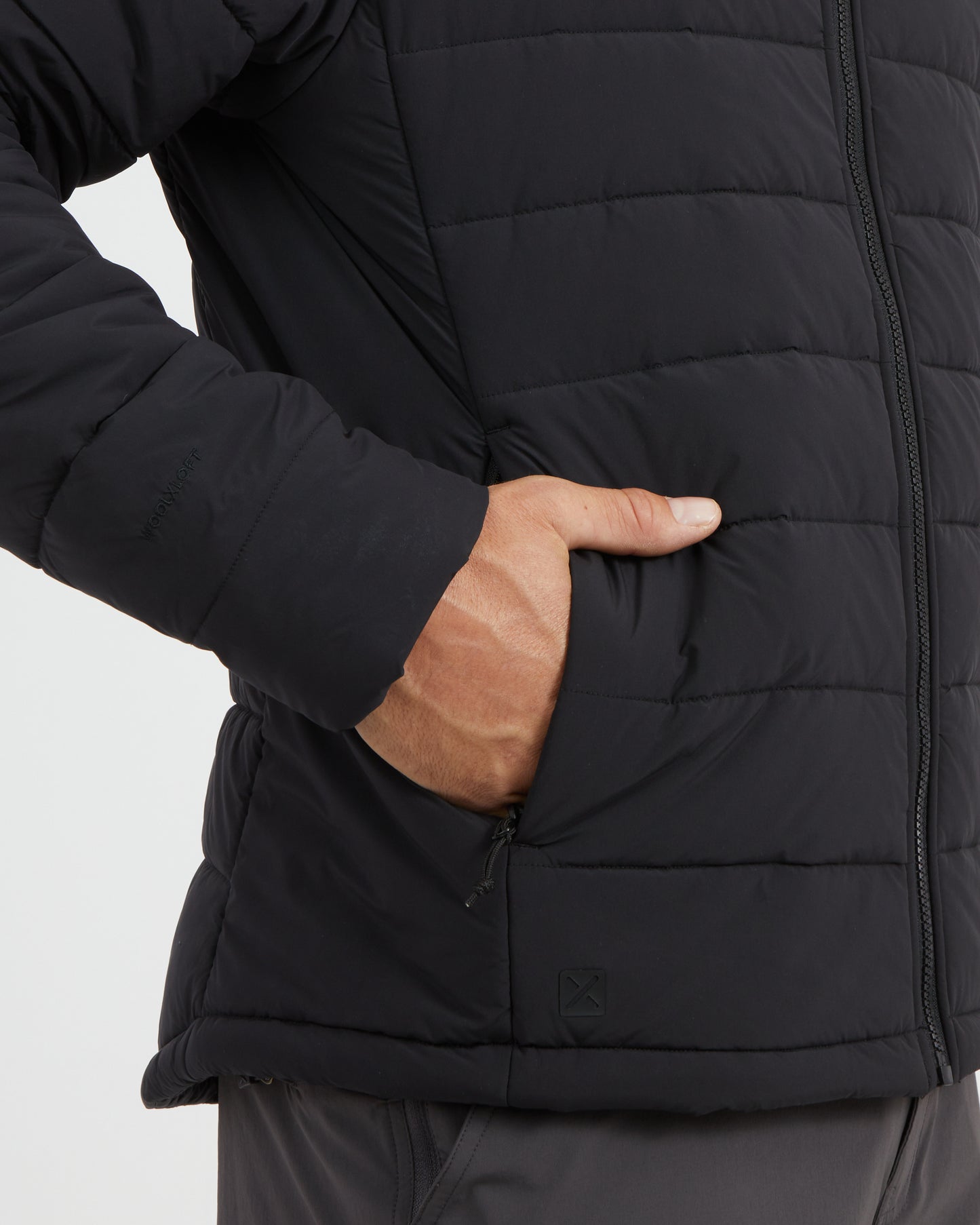 WOOLXLOFT Mens Puffer Jacket Black