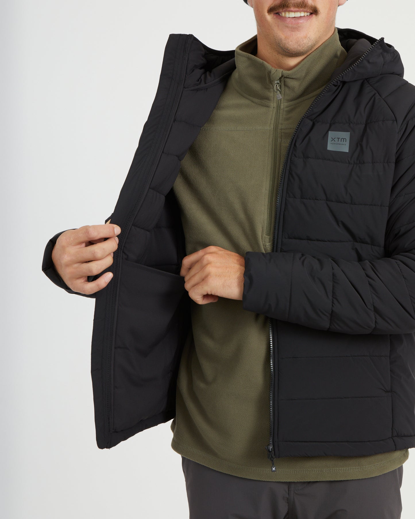WOOLXLOFT Mens Puffer Jacket Black