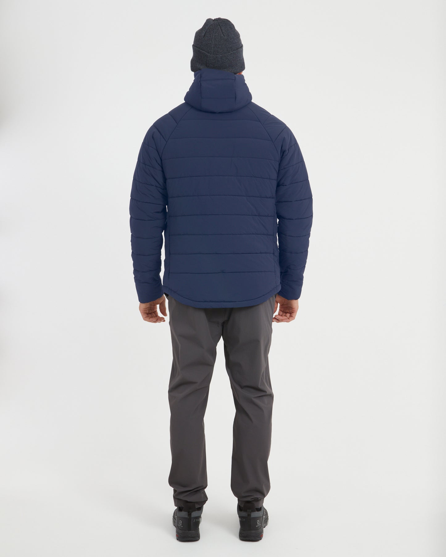 WOOLXLOFT Mens Puffer Jacket Slate Blue
